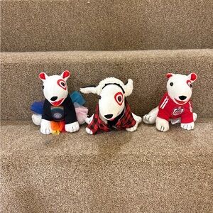 Set of Three Target Bullseye Dogs